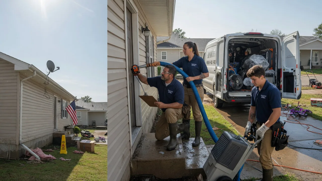 Ceiling Water Damage Restoration in Marshall, AK near me
